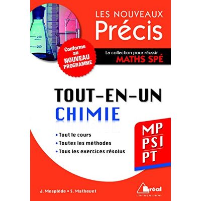 Mesplede, Jacques Précis tout-en-un chimie MP/PSI/PT - Publicité Mesplede, Jacques Précis tout-en-un chimie MP/PSI/PT - Publicité