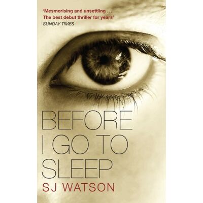 Watson, S J Before I Go To Sleep - Publicité Watson, S J Before I Go To Sleep - Publicité