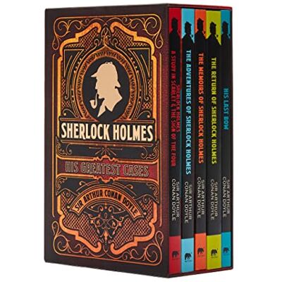 Conan Doyle, Arthur Sherlock Holmes: His Greatest Cases: 5-Book paperback boxed set - Publicité Conan Doyle, Arthur Sherlock Holmes: His Greatest Cases: 5-Book paperback boxed set - Publicité