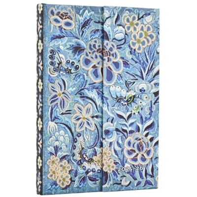 Paperblanks 2026 Blue Willow (Celebrate Hanfu) Mini 18-month Horizontal Hardcover Flexi Dayplanner 2025-2026 (Wrap Closure) - Publicité Paperblanks 2026 Blue Willow (Celebrate Hanfu) Mini 18-month Horizontal Hardcover Flexi Dayplanner 2025-2026 (Wrap Closure) - Publicité