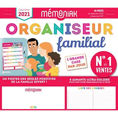 Editions 365 Organiseur familial Mémoniak 2020-2021 - Publicité Editions 365 Organiseur familial Mémoniak 2020-2021 - Publicité