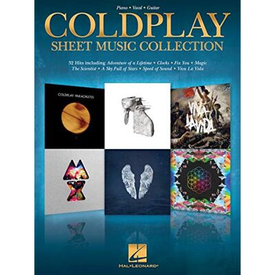 Various Coldplay Sheet Music Collection. Piano, Voix & Guitare Recueil de 32 partitions Coldplay pour piano, chant & guitare avec Viva la vida, Yellow, Clocks, Fix You, Paradise Songbook pop rock - Publicité Various Coldplay Sheet Music Collection. Piano, Voix & Guitare Recueil de 32 partitions Coldplay pour piano, chant & guitare avec Viva la vida, Yellow, Clocks, Fix You, Paradise Songbook pop rock - Publicité