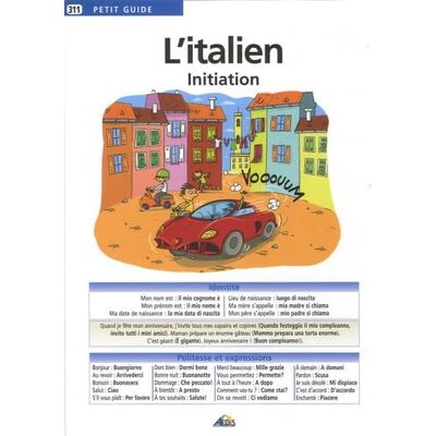 Aedis PG311 L'italien : Initiation - Publicité Aedis PG311 L'italien : Initiation - Publicité