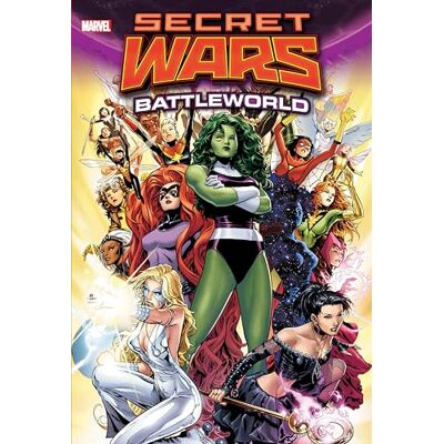 Marvel Various SECRET WARS: BATTLEWORLD OMNIBUS VOL. 1 JIM CHEUNG COVER - Publicité Marvel Various SECRET WARS: BATTLEWORLD OMNIBUS VOL. 1 JIM CHEUNG COVER - Publicité