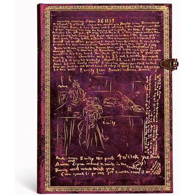 Paperblanks Carnet rigide Les Soeurs Brontë Midi Ligné 240p. Publicité Paperblanks Carnet rigide Les Soeurs Brontë Midi Ligné 240p. Publicité