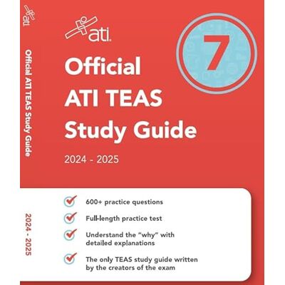 Official Ati Teas Study Guide 7 (2024-2025) - Publicité Official Ati Teas Study Guide 7 (2024-2025) - Publicité