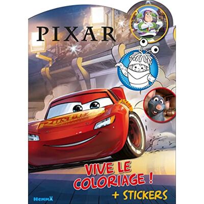 Collectif Disney Pixar Vive le coloriage ! – Livre de coloriage avec stickers – Dès 4 ans - Publicité Collectif Disney Pixar Vive le coloriage ! – Livre de coloriage avec stickers – Dès 4 ans - Publicité