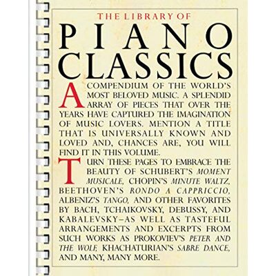 Various Library of Piano Classics. Publicité Various Library of Piano Classics. Publicité