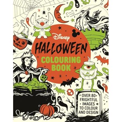 Walt Disney Disney Halloween Colouring Book: Over 80 spooky images to colour and design - Publicité Walt Disney Disney Halloween Colouring Book: Over 80 spooky images to colour and design - Publicité