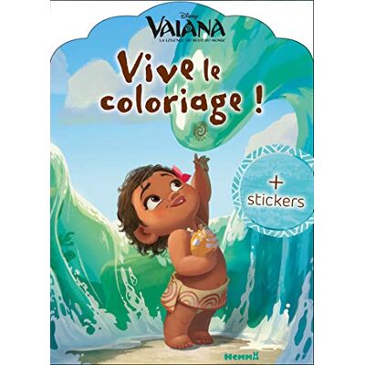 Wilkin, Nathalie Disney Vaiana Vive le coloriage ! - Publicité Wilkin, Nathalie Disney Vaiana Vive le coloriage ! - Publicité