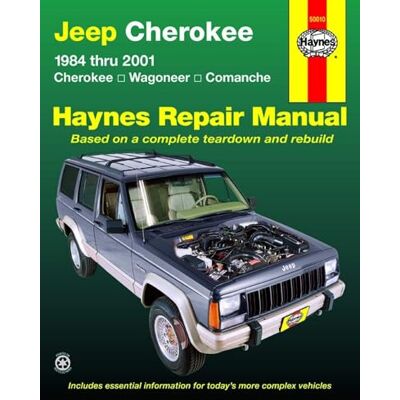 Haynes Jeep Cherokee: 1984 thru 2001 Cherokee Wagoneer Comanche - Publicité Haynes Jeep Cherokee: 1984 thru 2001 Cherokee Wagoneer Comanche - Publicité