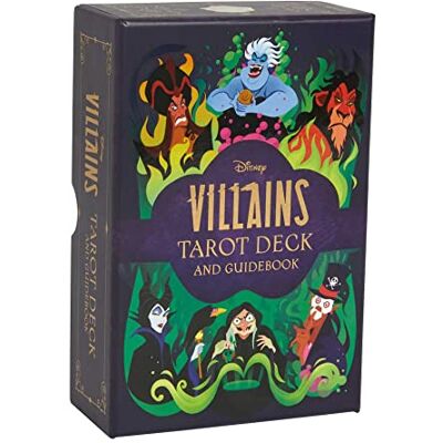 Siegel, Minerva Disney Villains Tarot Deck and Guidebook - Publicité Siegel, Minerva Disney Villains Tarot Deck and Guidebook - Publicité