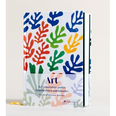 Semff, Michael ART: 365 Geburtstage großer Künstlerinnen und Künstler. Ein immerwährender Kalender Mit Lesebändchen und Schmuckbanderole - Publicité Semff, Michael ART: 365 Geburtstage großer Künstlerinnen und Künstler. Ein immerwährender Kalender Mit Lesebändchen und Schmuckbanderole - Publicité