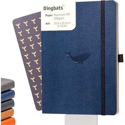 Dingbats* Notebooks Dingbats* Faune Carnet de Notes A5 Pointillé Moyen, Couverture Souple, Journal en Cuir PU Fermeture élastique, Porte-stylo, Marque-page - Publicité Dingbats* Notebooks Dingbats* Faune Carnet de Notes A5 Pointillé Moyen, Couverture Souple, Journal en Cuir PU Fermeture élastique, Porte-stylo, Marque-page - Publicité