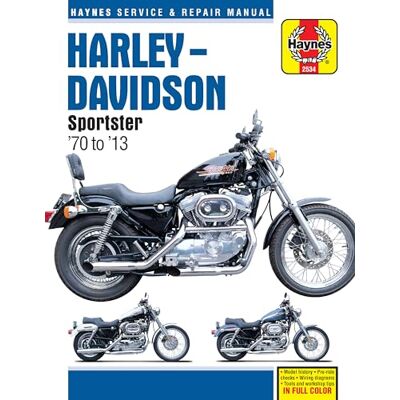 Haynes Harley-Davidson Sportster '70 to '13 Repair Manual - Publicité Haynes Harley-Davidson Sportster '70 to '13 Repair Manual - Publicité