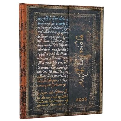 Paperblanks 2026 Layla Poésie Persane 12 mois Ultra Verso Fermeture Élastique 160 Pg 100 GSM - Publicité Paperblanks 2026 Layla Poésie Persane 12 mois Ultra Verso Fermeture Élastique 160 Pg 100 GSM - Publicité