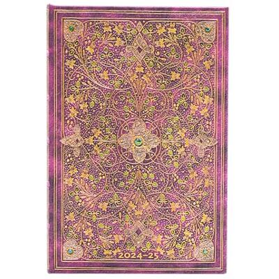 Paperblanks Agendas 13 Mois 2025, Jubilé de Diamant, Mini, Horizontal, Fermeture Élastique - Publicité Paperblanks Agendas 13 Mois 2025, Jubilé de Diamant, Mini, Horizontal, Fermeture Élastique - Publicité