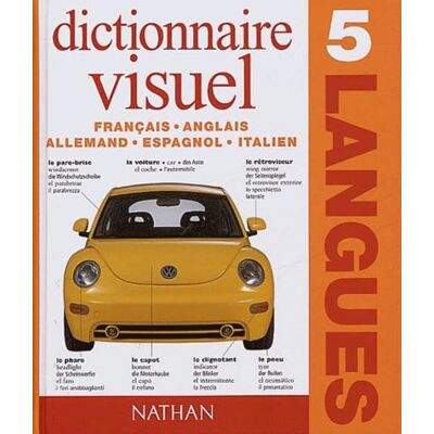 Collectif Dictionnaire visuel en 5 langues - Publicité Collectif Dictionnaire visuel en 5 langues - Publicité