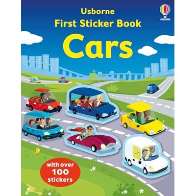 Usborne First Sticker Book Cars - Publicité Usborne First Sticker Book Cars - Publicité