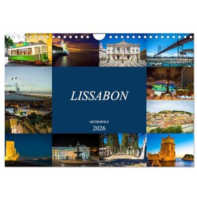 Meutzner, Dirk Metropole Lissabon (Wandkalender 2026 DIN A4 quer), CALVENDO Monatskalender: Der Fotograf Dirk Meutzner nimmt Sie mit auf eine Reise durch die Metropole Lissabon - Publicité Meutzner, Dirk Metropole Lissabon (Wandkalender 2026 DIN A4 quer), CALVENDO Monatskalender: Der Fotograf Dirk Meutzner nimmt Sie mit auf eine Reise durch die Metropole Lissabon - Publicité