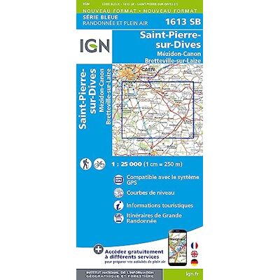 Ign 1613SB St-Pierre-sur-Dives.Mézidon.Bretteville-sur-Laize - Publicité Ign 1613SB St-Pierre-sur-Dives.Mézidon.Bretteville-sur-Laize - Publicité