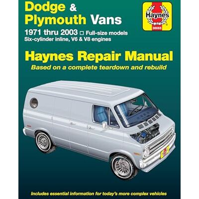 Haynes Dodge & Plymouth Vans 1971-2003 - Publicité Haynes Dodge & Plymouth Vans 1971-2003 - Publicité