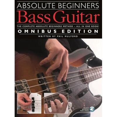 Mulford, Phil (autho Absolute Beginners: Bass Guitar Omnibus Edition. Comprend Enregistrement(s) en ligne - Publicité Mulford, Phil (autho Absolute Beginners: Bass Guitar Omnibus Edition. Comprend Enregistrement(s) en ligne - Publicité