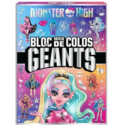 Mattel Monster High Mon bloc de colos géants: Grand bloc de coloriage - Publicité Mattel Monster High Mon bloc de colos géants: Grand bloc de coloriage - Publicité