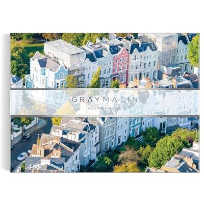 Galison Gray Malin 1000 Piece Puzzle Notting Hill - Publicité Galison Gray Malin 1000 Piece Puzzle Notting Hill - Publicité