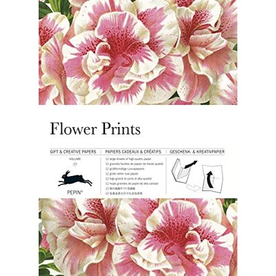 Pepin Van Roojen Flower Prints: Gift & Creative Paper Book Vol. 77 - Publicité Pepin Van Roojen Flower Prints: Gift & Creative Paper Book Vol. 77 - Publicité