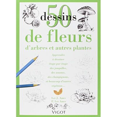 AMES 50 dessins de fleurs et arbres - Publicité AMES 50 dessins de fleurs et arbres - Publicité