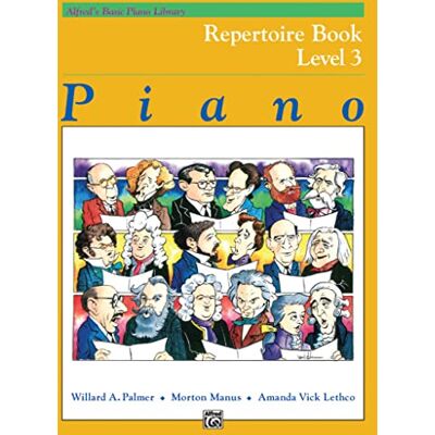 Palmer, & vick & manu Alfred's basic piano library repertoire book level 3 piano - Publicité Palmer, & vick & manu Alfred's basic piano library repertoire book level 3 piano - Publicité