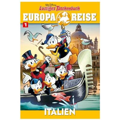 Disney Lustiges Taschenbuch Europareise 01: Italien - Publicité Disney Lustiges Taschenbuch Europareise 01: Italien - Publicité