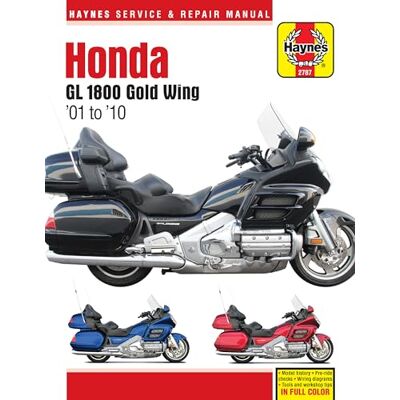 Haynes Honda GL 1800 Gold Wing '01 to '10 Service and Repair Manual - Publicité Haynes Honda GL 1800 Gold Wing '01 to '10 Service and Repair Manual - Publicité