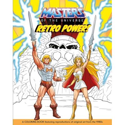 Mattel Masters of the Universe: Retro Power! Coloring Book - Publicité Mattel Masters of the Universe: Retro Power! Coloring Book - Publicité