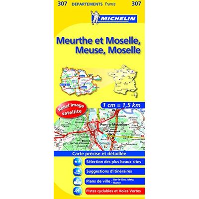 Collectif Michelin Carte DPARTEMENTS Meuse, Meurthe-et-Moselle, Moselle - Publicité Collectif Michelin Carte DPARTEMENTS Meuse, Meurthe-et-Moselle, Moselle - Publicité