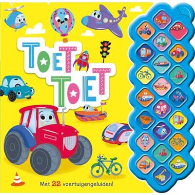 Mowat, Claire Toet toet geluidenboek 22 geluiden: Met 22 voertuiggeluiden! - Publicité Mowat, Claire Toet toet geluidenboek 22 geluiden: Met 22 voertuiggeluiden! - Publicité