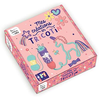 Deuzo, Hildegarde Mes créations en tricotin - Publicité Deuzo, Hildegarde Mes créations en tricotin - Publicité