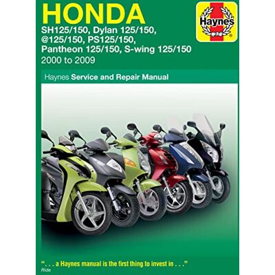 Haynes Honda 125 Scooters (SH, SES, NES, PES & FES 125) (00 09) - Publicité Haynes Honda 125 Scooters (SH, SES, NES, PES & FES 125) (00 09) - Publicité