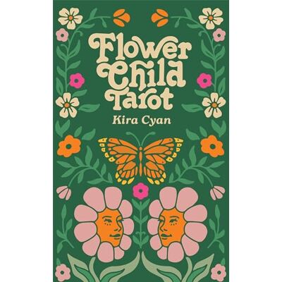 Cyan, Kira Flower Child Tarot: Deck & Guidebook - Publicité Cyan, Kira Flower Child Tarot: Deck & Guidebook - Publicité