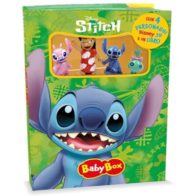 Walt Disney Stitch. Baby box. Ediz. a colori. Con 4 figurine 3D - Publicité Walt Disney Stitch. Baby box. Ediz. a colori. Con 4 figurine 3D - Publicité