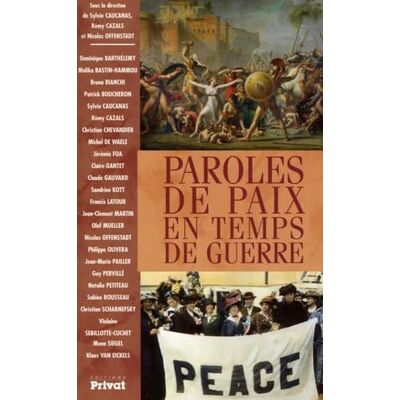 Collectif Paroles de paix en temps de guerre - Publicité Collectif Paroles de paix en temps de guerre - Publicité