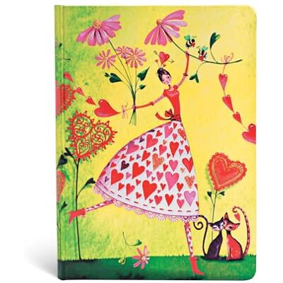 Paperblanks Carnet ligné Midi 120×170mm Collection Mila Marquis série Valentina - Publicité Paperblanks Carnet ligné Midi 120×170mm Collection Mila Marquis série Valentina - Publicité
