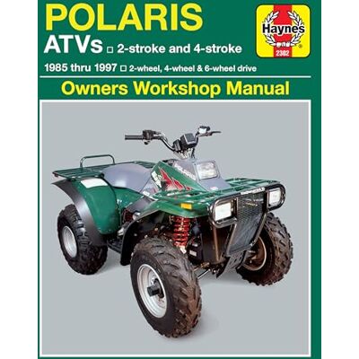 Haynes Polaris 250 to 500 cc ATVs: 2 stroke & 4 stroke 1985 Thru 1997 - Publicité Haynes Polaris 250 to 500 cc ATVs: 2 stroke & 4 stroke 1985 Thru 1997 - Publicité