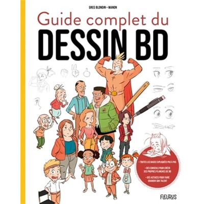 Blondin, Greg Guide complet du dessin BD - Publicité Blondin, Greg Guide complet du dessin BD - Publicité