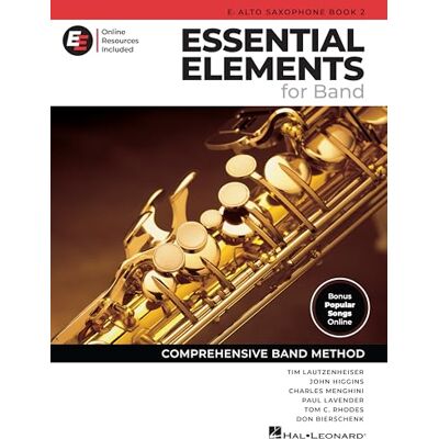 Various Essential Elements for Band – Saxophone alto en mi bémol Livre 2 avec accès EEi Recueil de chansons et partitions Méthode complète pour étudiants et enseignants Études intermédiaires et avancées - Publicité Various Essential Elements for Band – Saxophone alto en mi bémol Livre 2 avec accès EEi Recueil de chansons et partitions Méthode complète pour étudiants et enseignants Études intermédiaires et avancées - Publicité