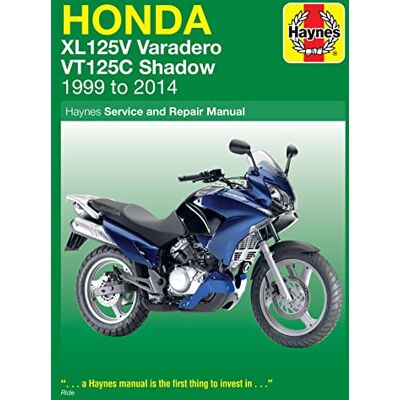 Haynes Honda XL125V Varadero & VT125C Shadow (99-14) - Publicité Haynes Honda XL125V Varadero & VT125C Shadow (99-14) - Publicité
