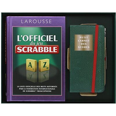 Larousse Officiel du Scrabble coffret version prestige - Publicité Larousse Officiel du Scrabble coffret version prestige - Publicité