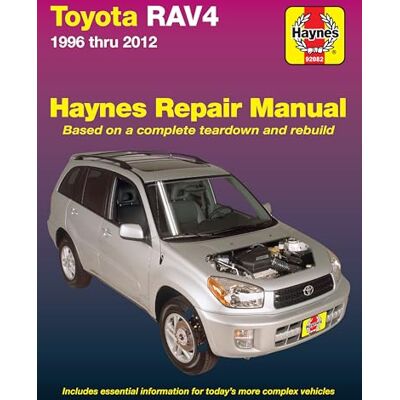 Haynes Toyota RAV4 Automotive Repair Manual, 1996-2012 - Publicité Haynes Toyota RAV4 Automotive Repair Manual, 1996-2012 - Publicité