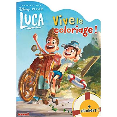 Collectif Disney Pixar Luca – Vive le coloriage ! – Livre de coloriage avec stickers – Dès 4 ans - Publicité Collectif Disney Pixar Luca – Vive le coloriage ! – Livre de coloriage avec stickers – Dès 4 ans - Publicité